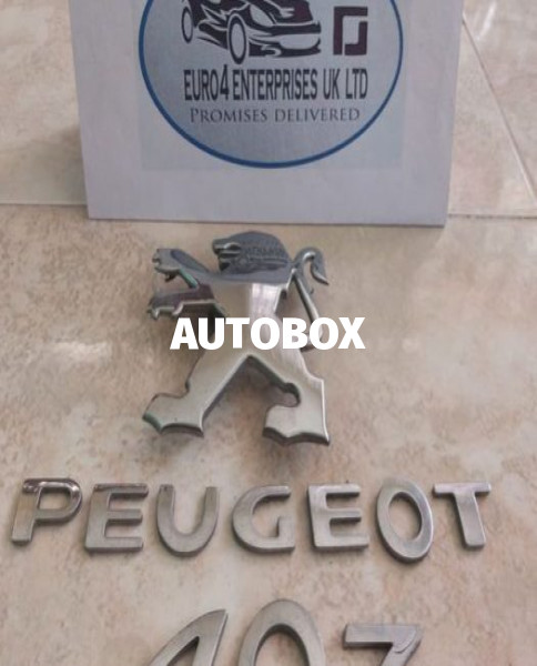 PEUGEOT 407 REAR BOOT BADGE